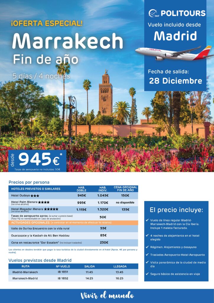 Fin de Año en Marrakech